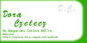 dora czelecz business card